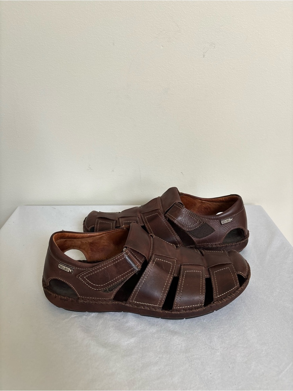 Pikolinos Fisherman Tarifa Brown Sandals Mens Size 44 US 10-10.5
